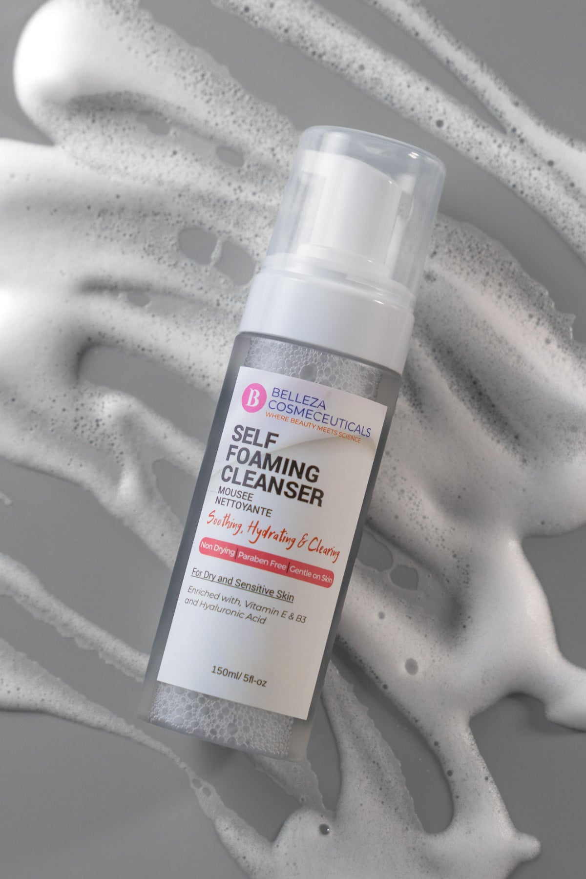 Self Foaming Cleanser | For Dry & Sensitives Skin 150 ml