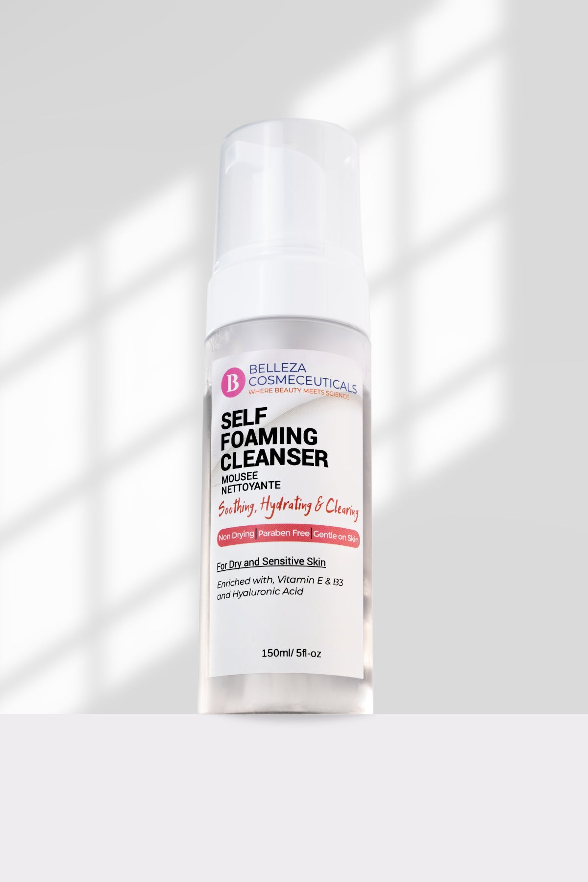 Self Foaming Cleanser | For Dry &amp; Sensitives Skin 150 ml | FREE DELIVERY