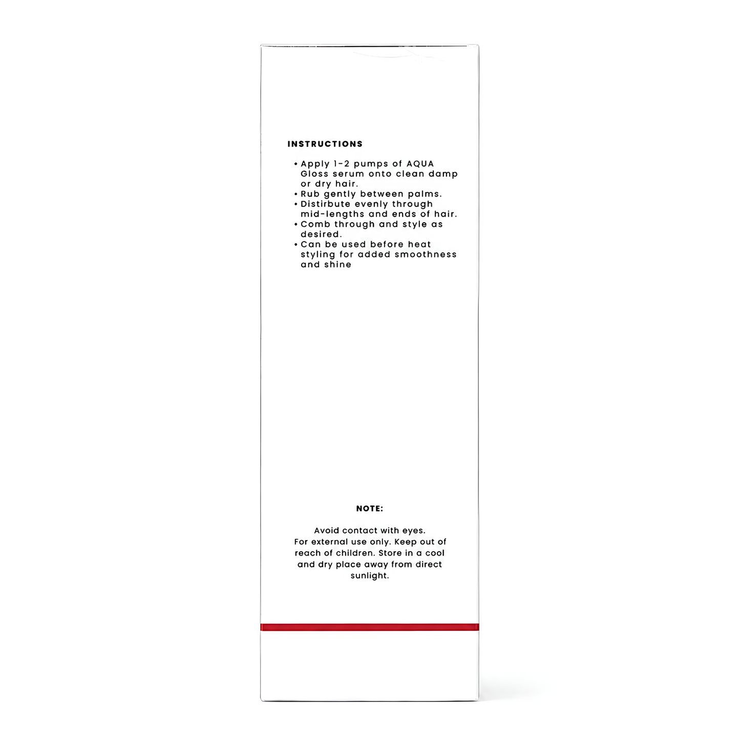 Aqua Gloss Hair Serum